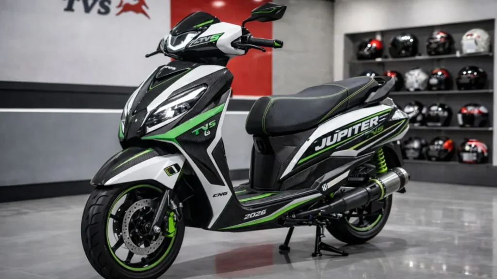 TVS Jupiter CNG New Scooter Launched