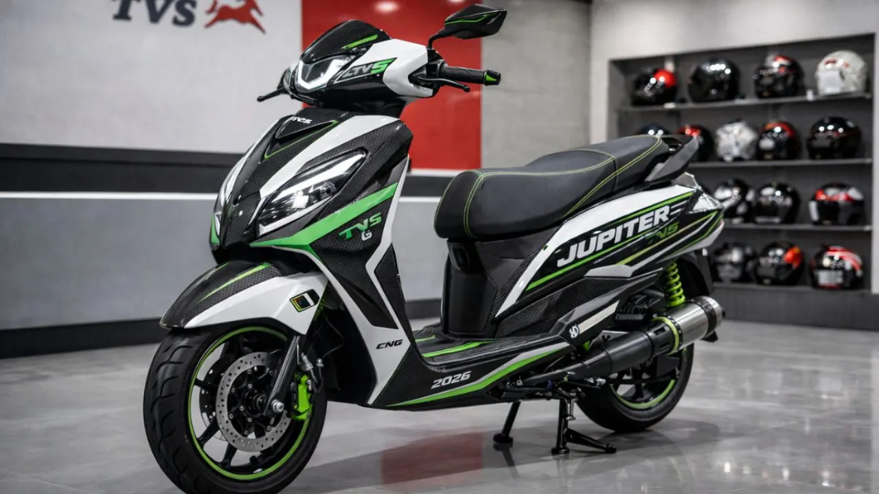 TVS Jupiter CNG New Scooter Launched